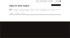 Desktop Screenshot of ericasboutiqueandskincare.com